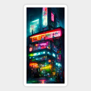 Neon City Sticker